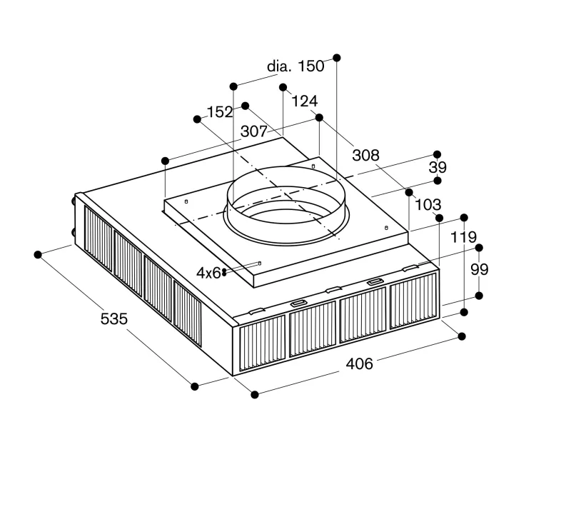 Unitate de ventilator la distanță seria 400 Gaggenau - Image 4