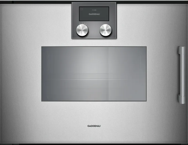 Cuptor cu abur seria 200, 60 x 45 cm, balama ușă: stânga, Gaggenau Metallic Gaggenau - Image 1