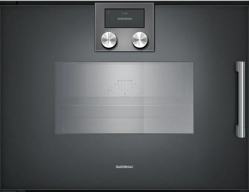 Cuptor combi-abur seria 200, 60 x 45 cm, balama ușă: stânga, Gaggenau Anthracite Gaggenau - Image 1