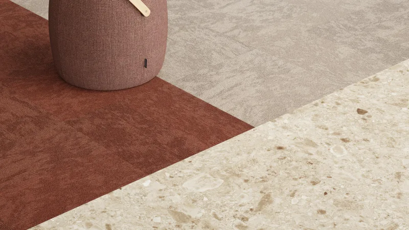 Pardoseală LVT iD Square Loose-Lay Breccia Stone Beige - Image 3