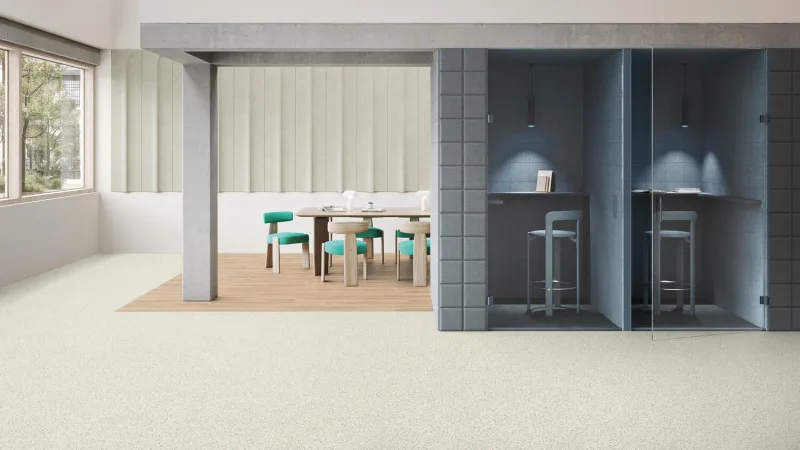 Pardoseală LVT iD Square Loose-Lay Terrazzo Aqua Blue - Image 3