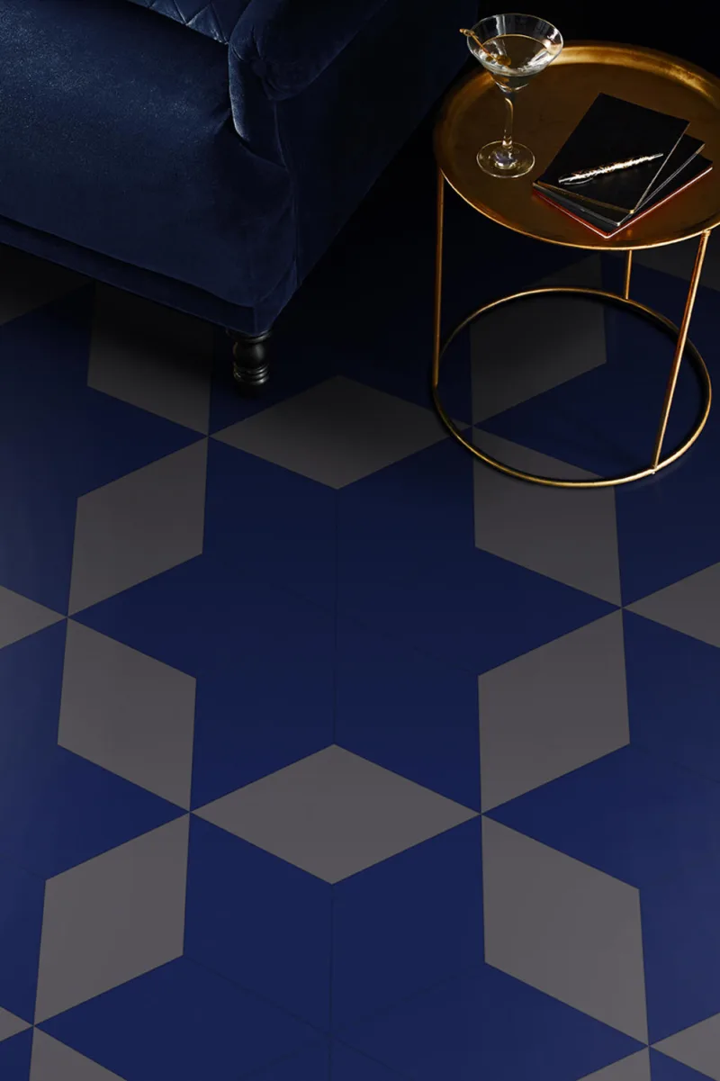 Pardoseală LVT iD Mixonomi Tessitura Prussian Blue - Image 6