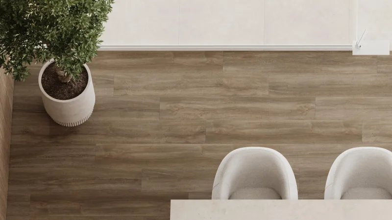 Pardoseală LVT ModularT 70 Modul 70 66,5X66,5 Stone Light Beige 1I - Image 6