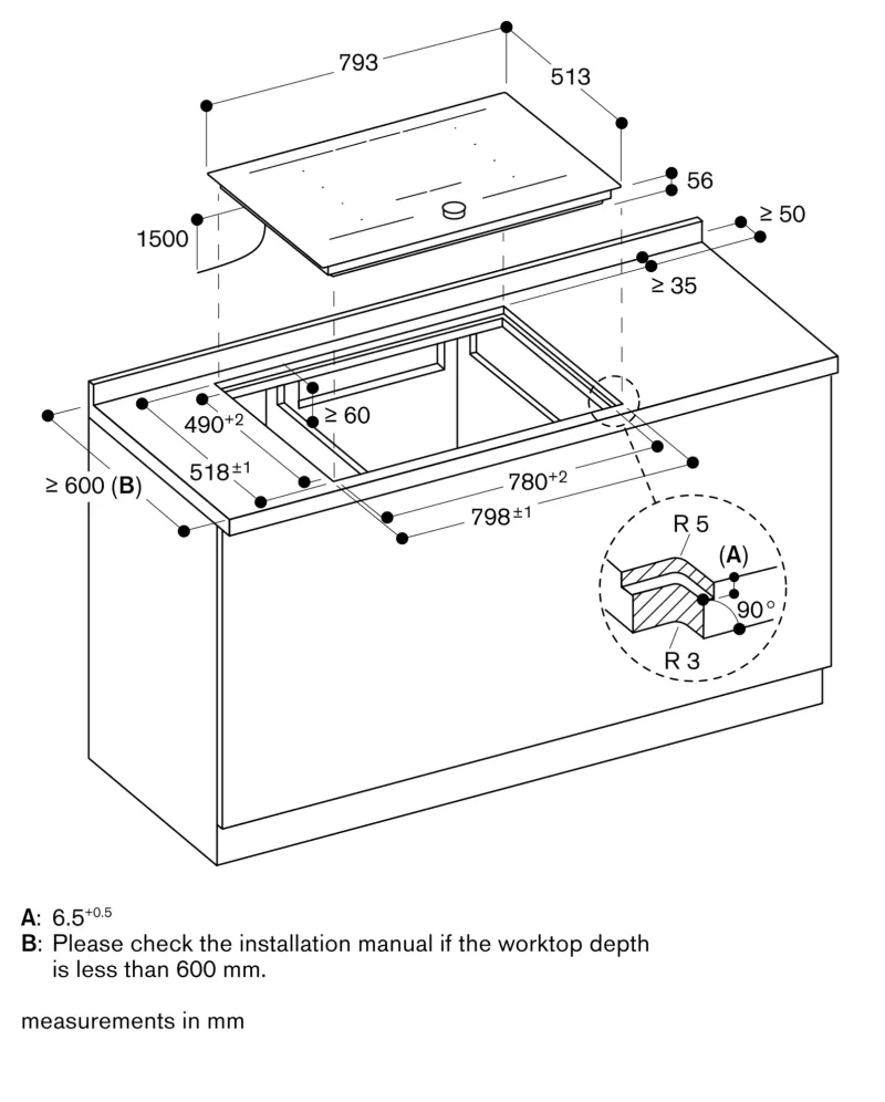 Plită cu inducție Flex seria 200, 80 cm Gaggenau - Image 6