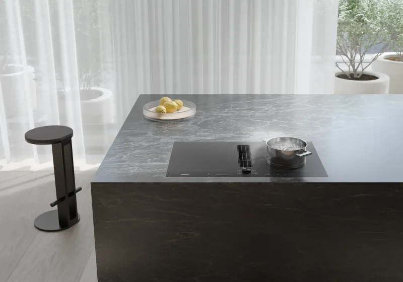 Plită cu inducție Flex și sistem de ventilație integrat seria 200, 80 cm, finisaj mat Gaggenau - Image 3