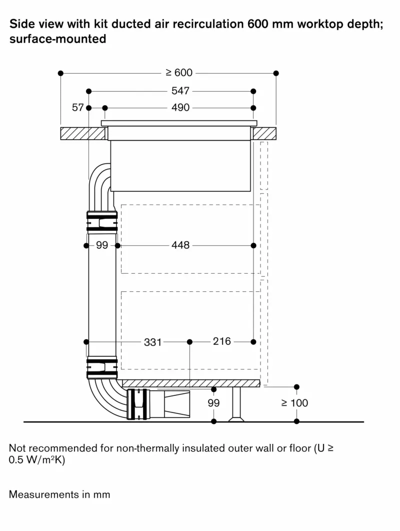 seria 200 Plită cu inducție Flex cu sistem de ventilație integrat 80 cm Gaggenau - Image 11