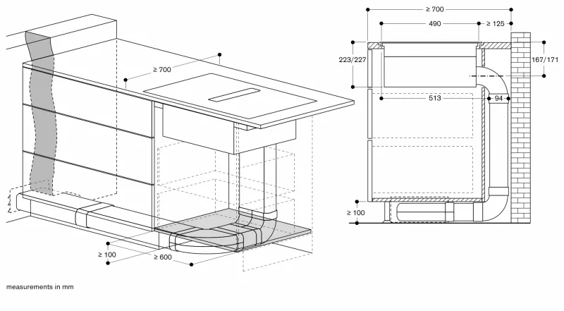seria 200 Plită cu inducție Flex cu sistem de ventilație integrat 80 cm Gaggenau - Image 19