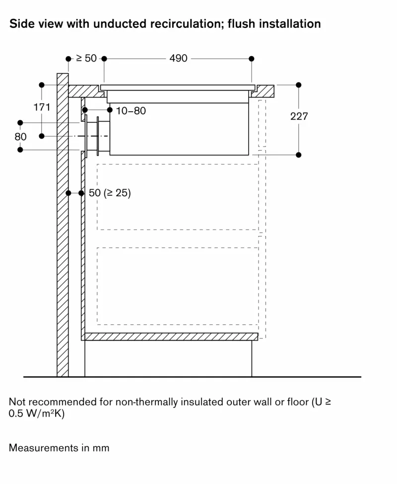 seria 400 Plită cu inducție Flex cu sistem de ventilație integrat 80 cm Gaggenau - Image 12