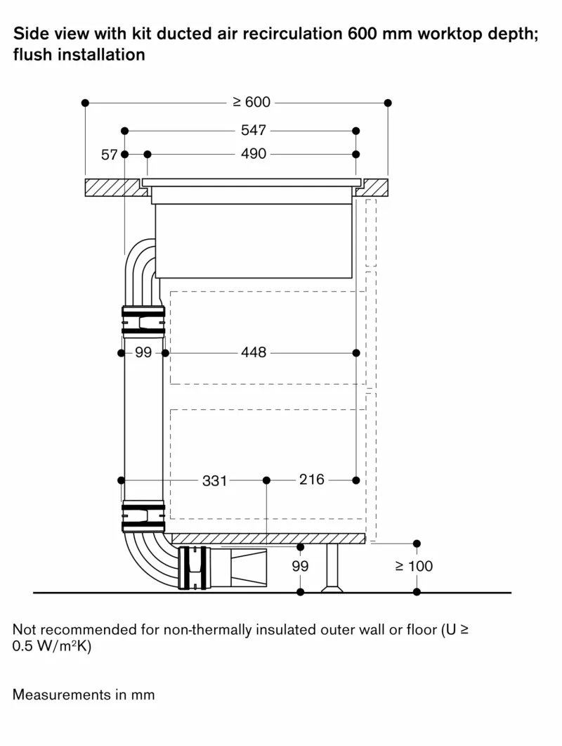 seria 400 Plită cu inducție Flex cu sistem de ventilație integrat 80 cm Gaggenau - Image 14