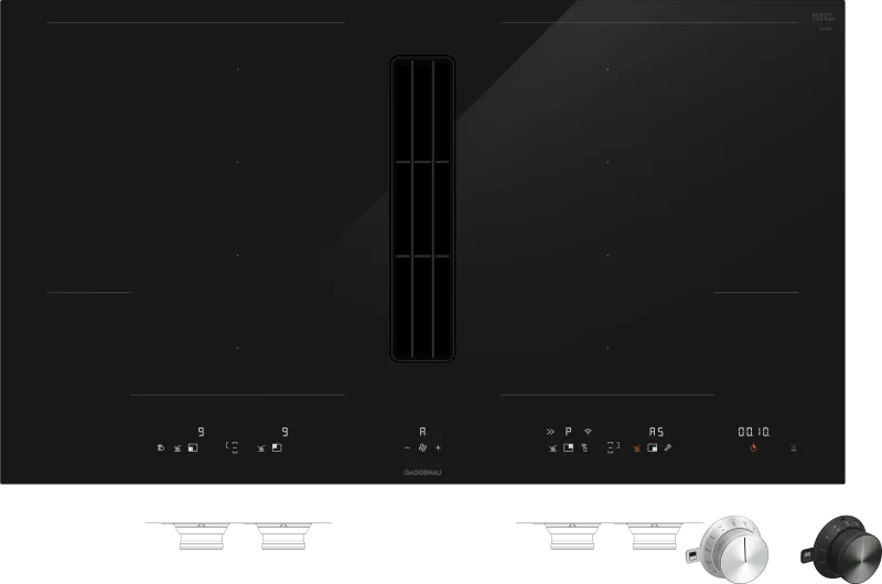 seria 400 Plită cu inducție Flex cu sistem de ventilație integrat 90 cm Gaggenau - Image 1