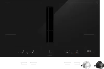 seria 400 Plită cu inducție Flex cu sistem de ventilație integrat 90 cm Gaggenau