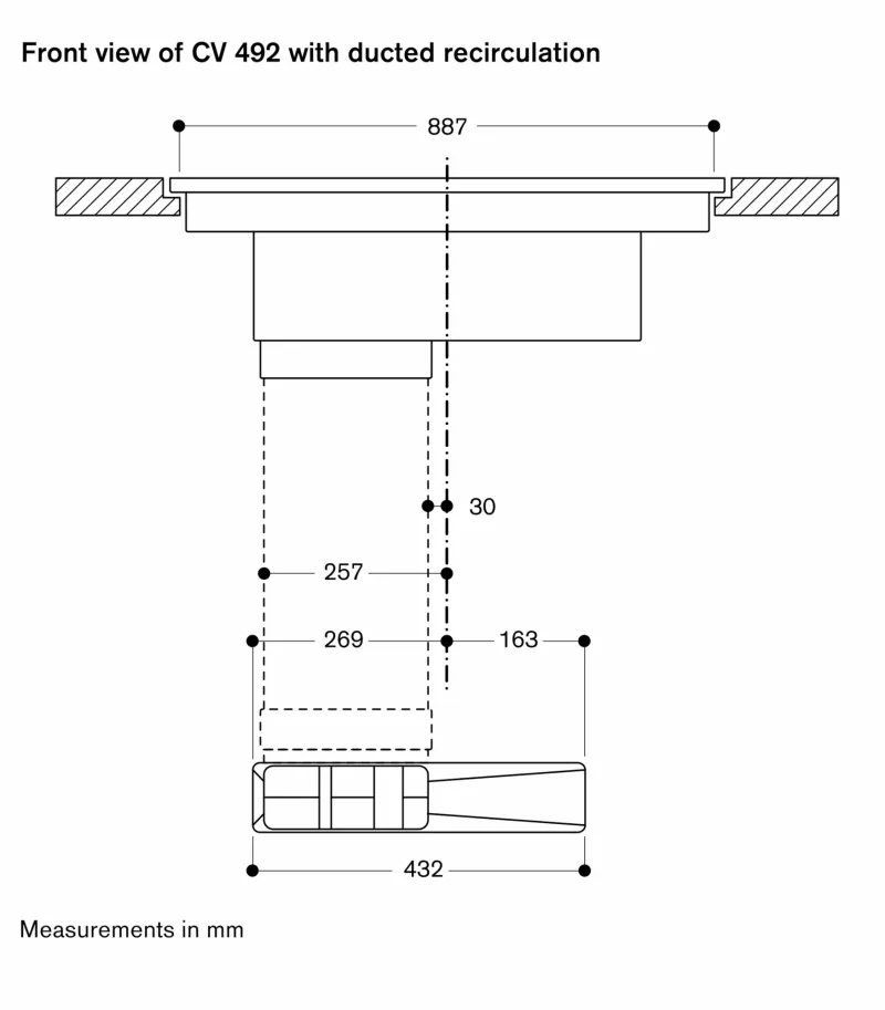 seria 400 Plită cu inducție Flex cu sistem de ventilație integrat 90 cm Gaggenau - Image 6