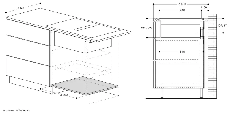 seria 400 Plită cu inducție Flex cu sistem de ventilație integrat 90 cm Gaggenau - Image 8