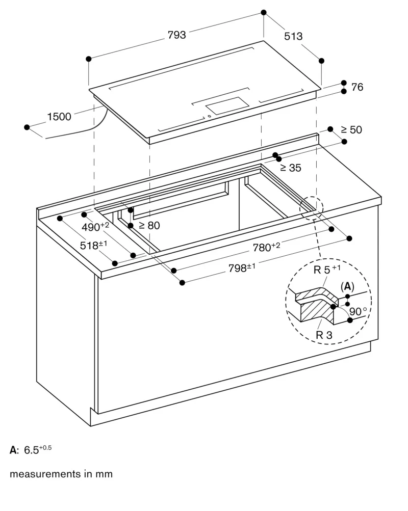 seria 400 Plită cu inducție Full Surface 80 cm Gaggenau - Image 6