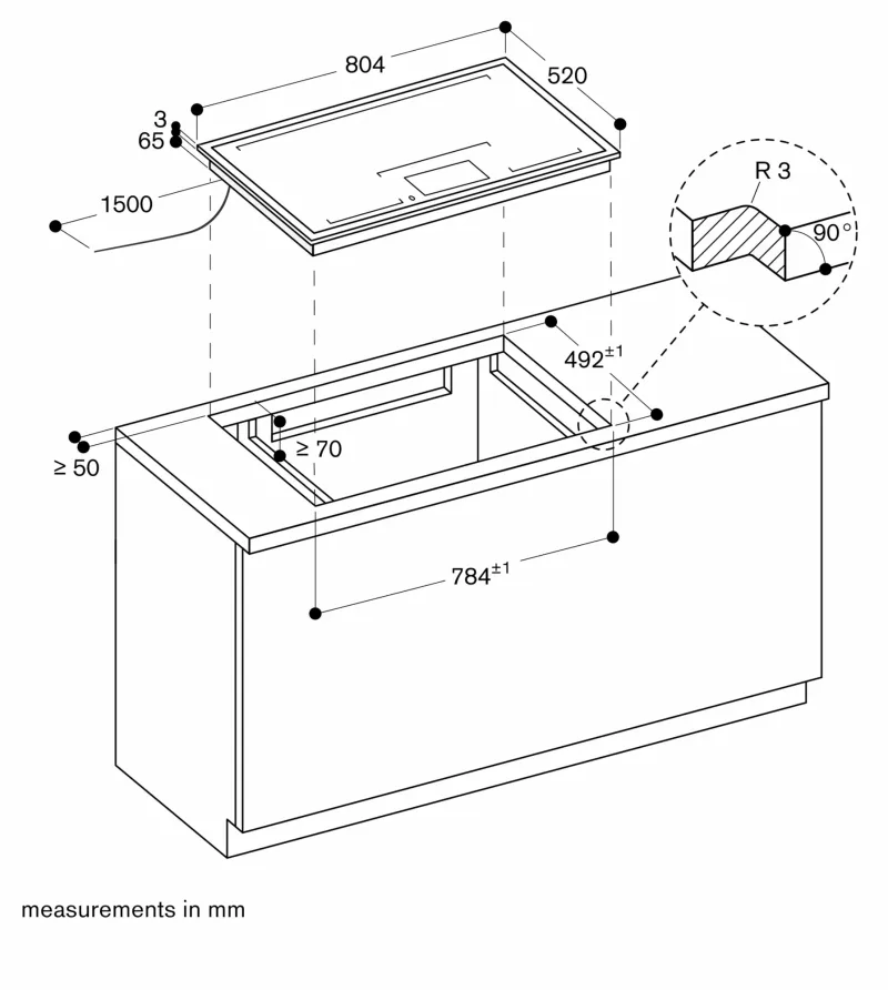 seria 400 Plită cu inducție Full Surface 80 cm Gaggenau - Image 6