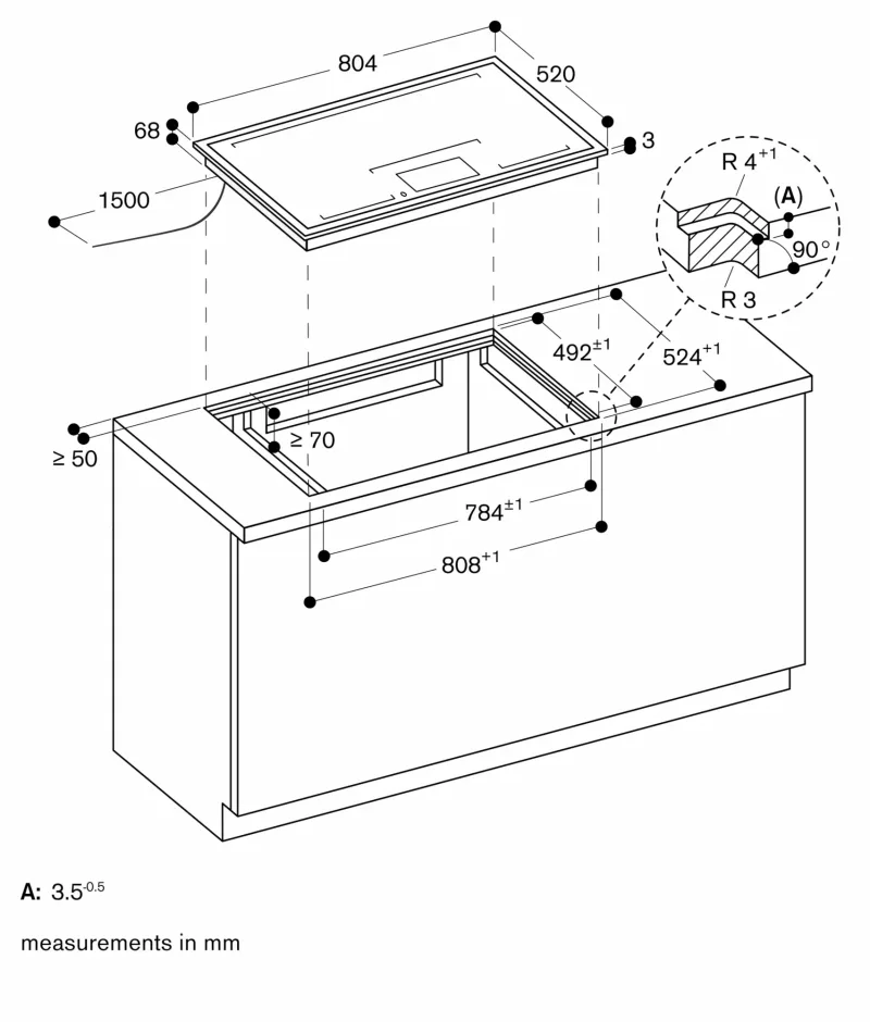 seria 400 Plită cu inducție Full Surface 80 cm Gaggenau - Image 7