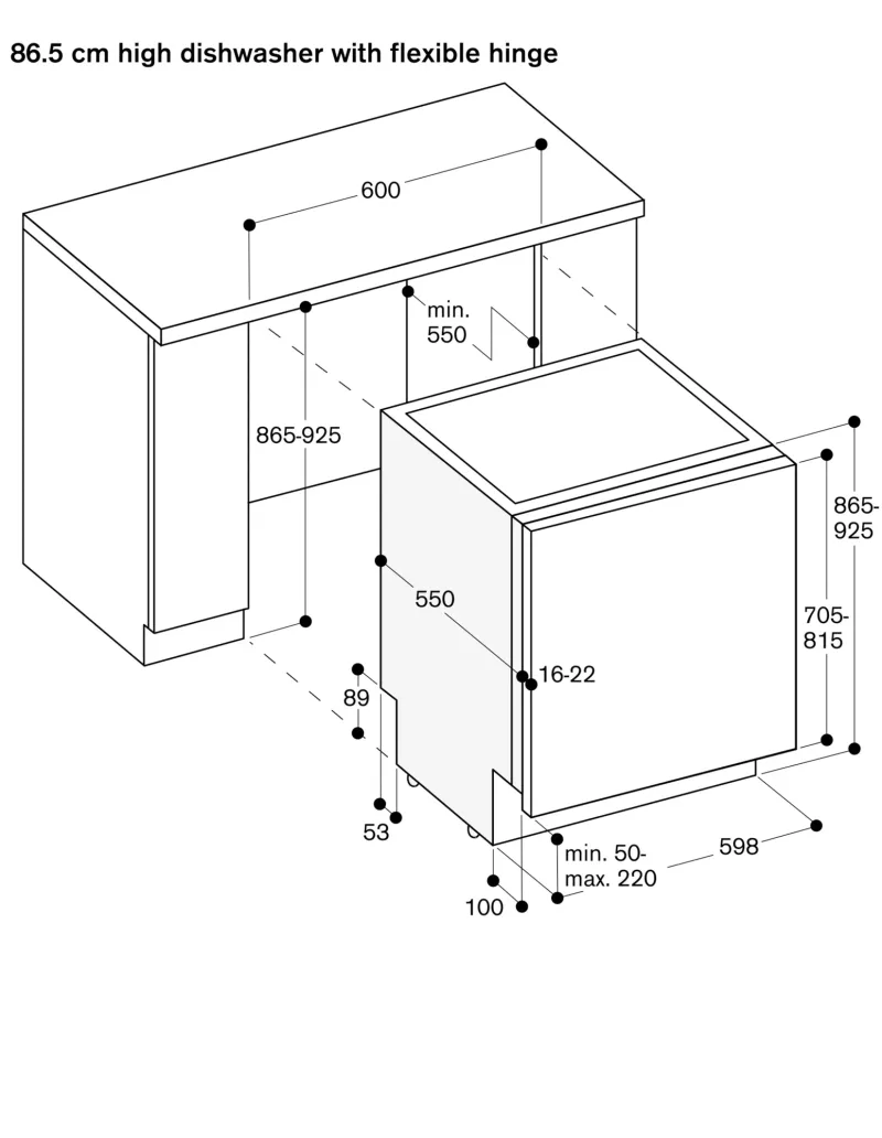 seria 400 Mașină de spălat vase 60 cm Balama variabilă Gaggenau - Image 7