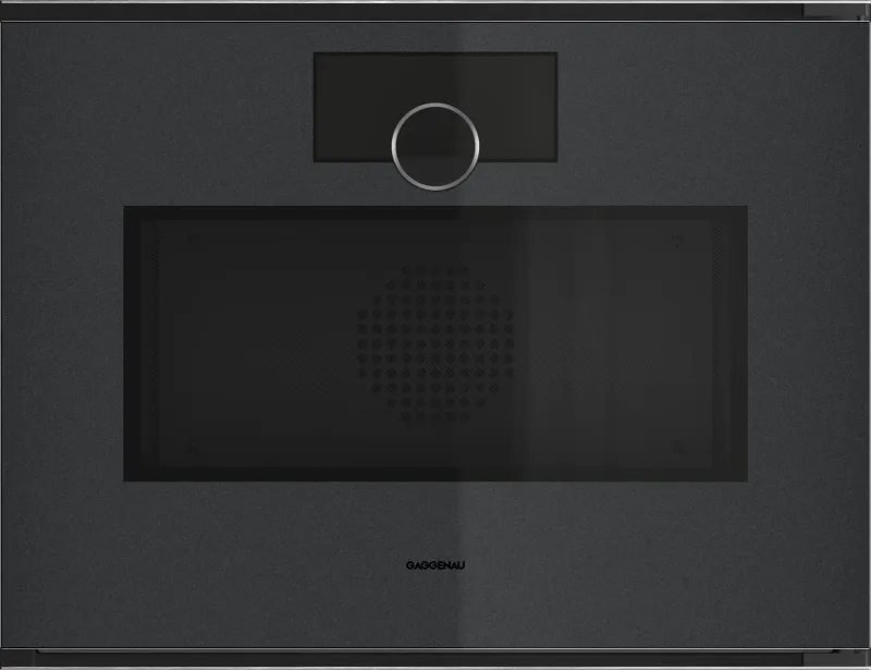 Cuptor cu microunde combinat Gaggenau seria Minimalistic 60 x 45 cm balama ușă: dreapta, Gaggenau Onyx Gaggenau - Image 1
