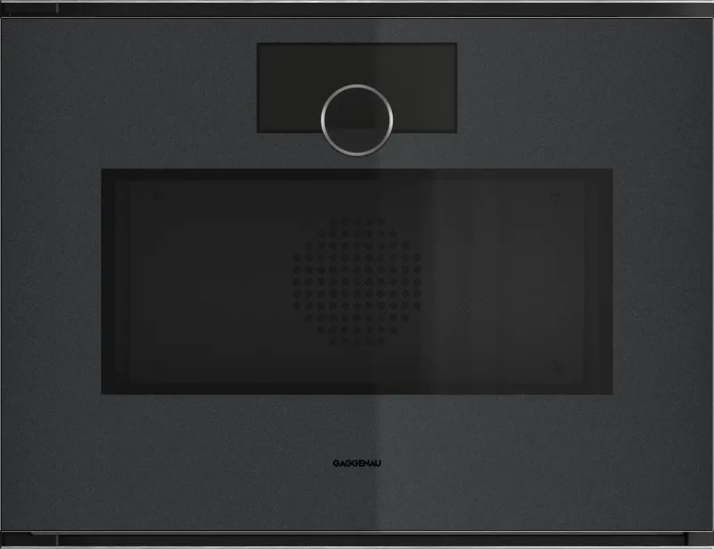 Cuptor cu microunde combinat Gaggenau seria Minimalistic 60 x 45 cm balama ușă: stânga, Gaggenau Onyx Gaggenau - Image 1