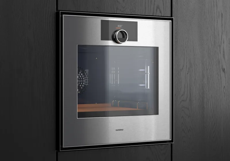 Cuptor Gaggenau seria Expressive 60 x 60 cm balama ușă: dreapta, Oțel inoxidabil în spatele sticlei fumurii Gaggenau - Image 7