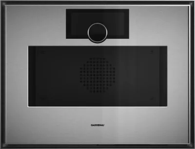 Gaggenau cuptor combi-abur seria Expressive 60 x 45 cm balama ușă: dreapta, Oțel inoxidabil în spatele sticlei fumurii Gaggenau