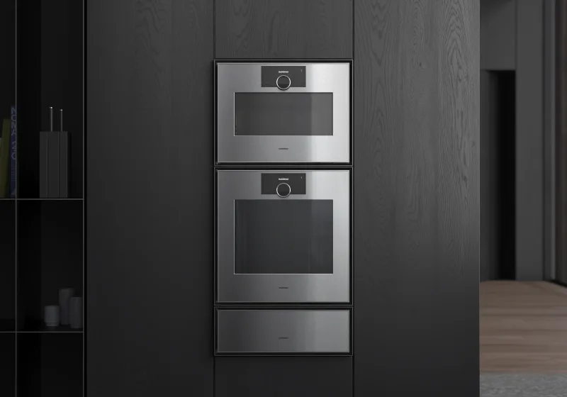 Gaggenau cuptor combi-abur seria Expressive 60 x 45 cm balama ușă: dreapta, Oțel inoxidabil în spatele sticlei fumurii Gaggenau - Image 2