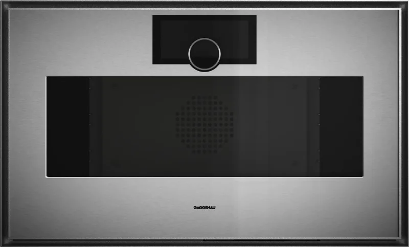 Gaggenau cuptor combi-abur seria Expressive 76 x 45 cm balama ușă: stânga, Oțel inoxidabil în spatele sticlei fumurii Gaggenau - Image 1