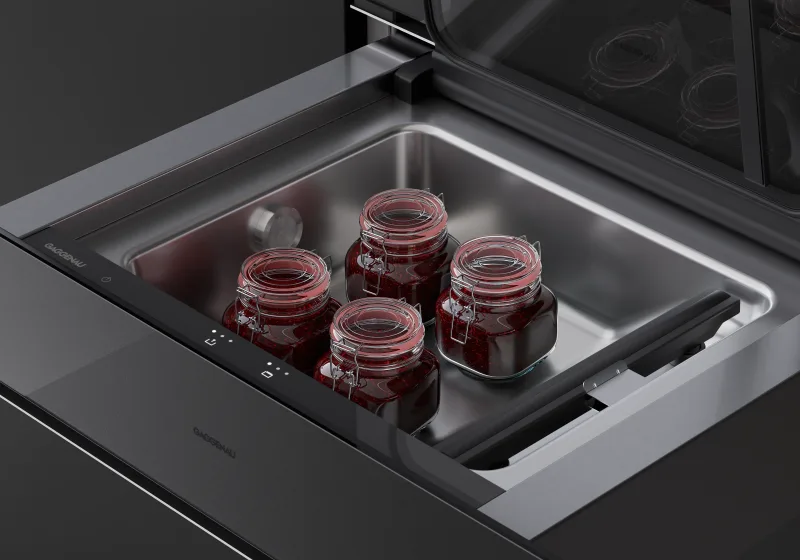 Gaggenau sertar de vidat seria Minimalistic 60 x 14 cm Gaggenau Onyx Gaggenau - Image 4