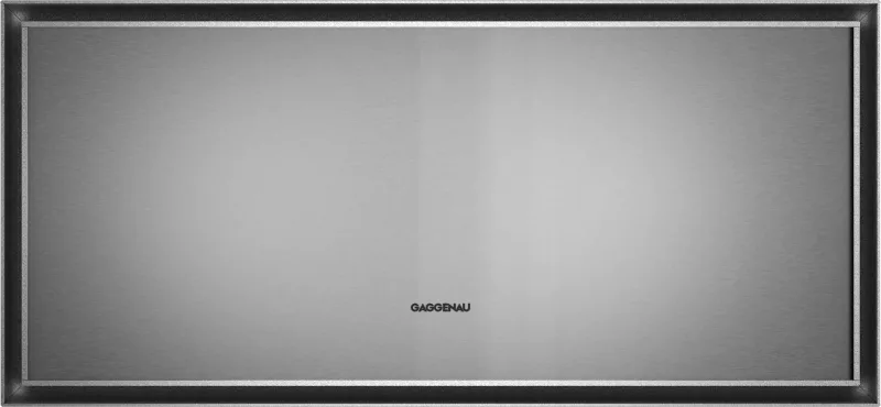 Gaggenau sertar de menținere la cald seria Expressive 60 x 28 cm Oțel inoxidabil în spatele sticlei fumurii Gaggenau - Image 1