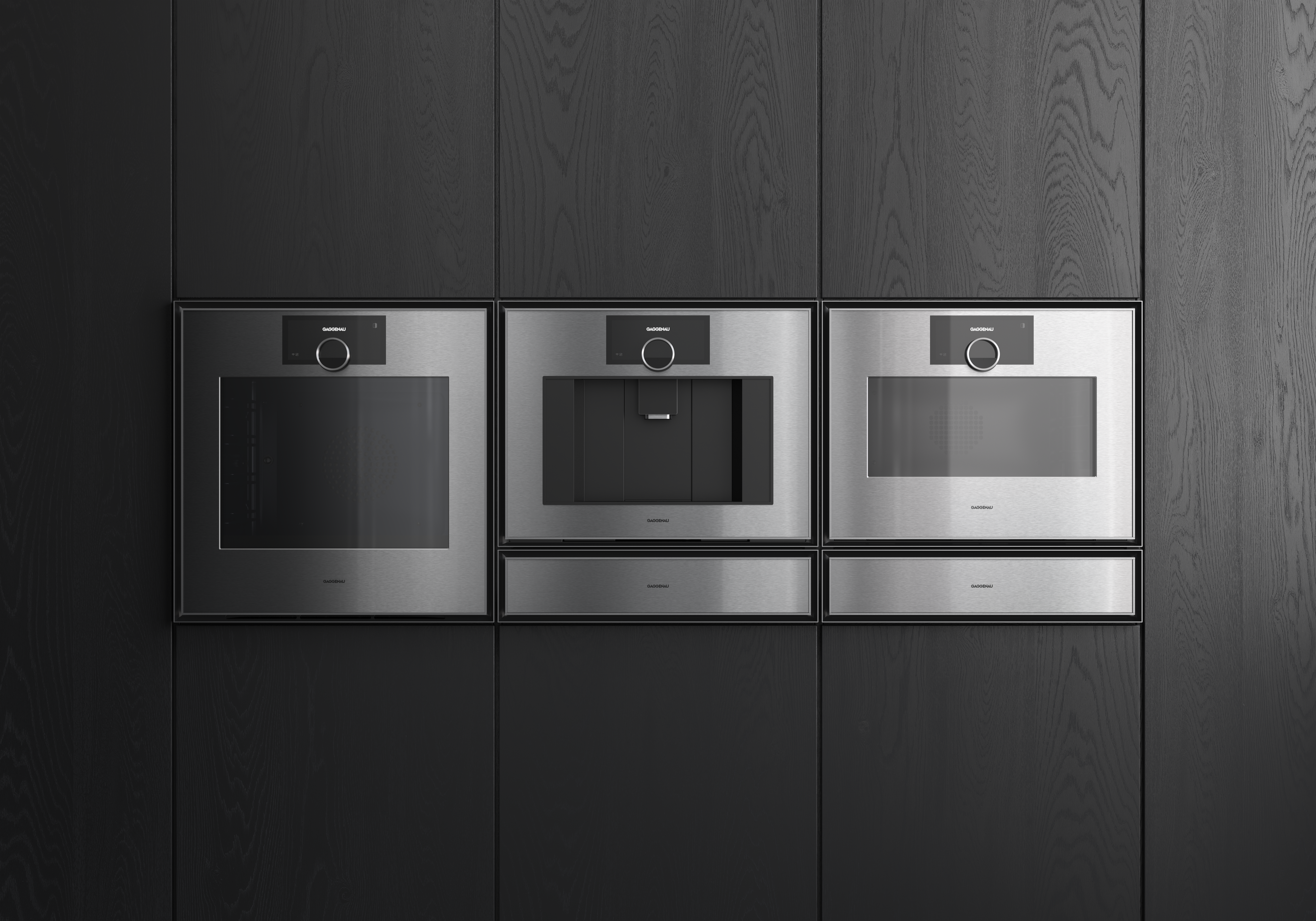 Integrat perfect cu multiple aparate Gaggenau, oferind flexibilitate și estetică armonioasă