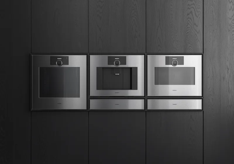 Integrat perfect cu multiple aparate Gaggenau, oferind flexibilitate și estetică armonioasă