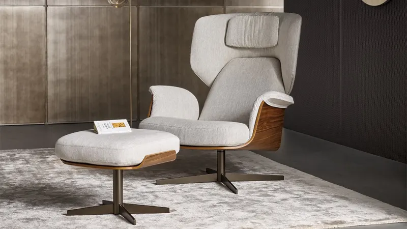 Fotoliu Olos bergère - Bonaldo - Image 4