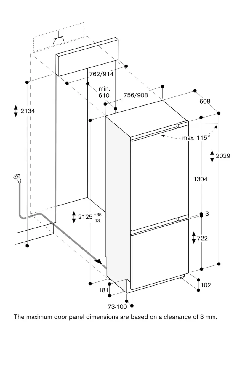 Combină frigider-congelator Vario seria 400 213,4 x 76,2 cm Gaggenau - Image 5