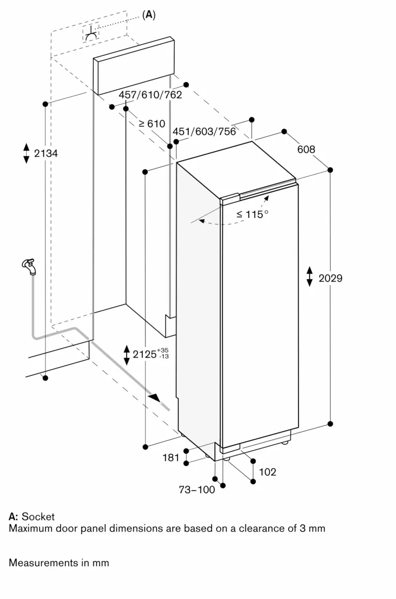 seria 400 Vario congelator 213.4 x 76.2 cm Gaggenau - Image 4