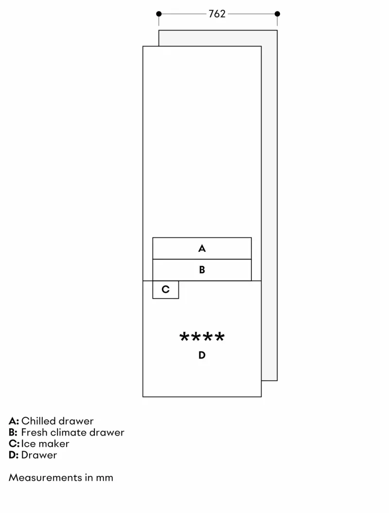 Vario seria Expressive Combină frigorifică 213.4 x 76.2 cm Gaggenau - Image 6