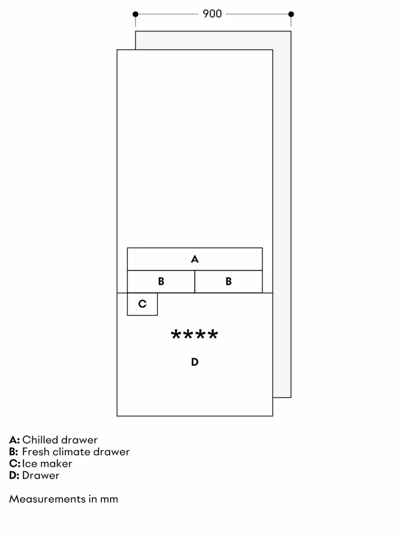 Vario seria Expressive Combină frigorifică 213.4 x 90 cm Gaggenau - Image 3