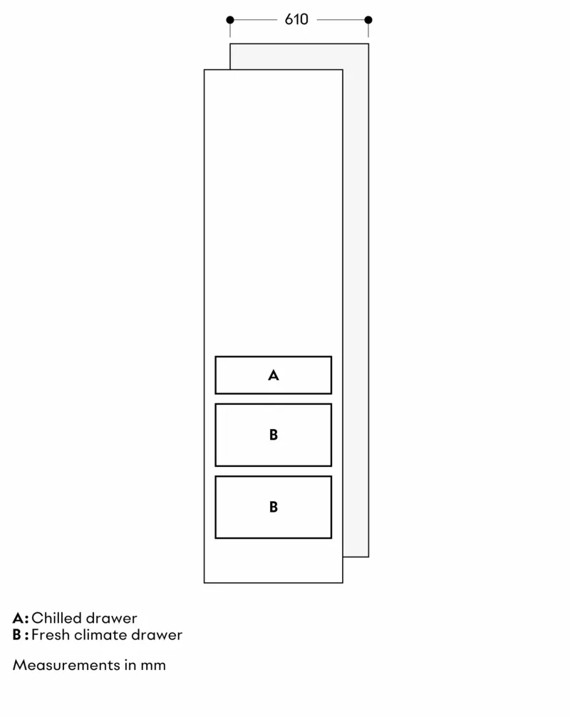 Vario seria Expressive frigider 213.4 x 61 cm Gaggenau - Image 3