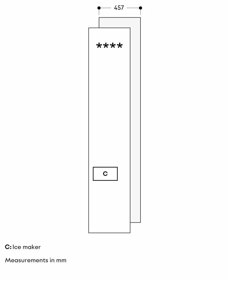 Vario seria Expressive congelator 213.4 x 45.7 cm Gaggenau - Image 2