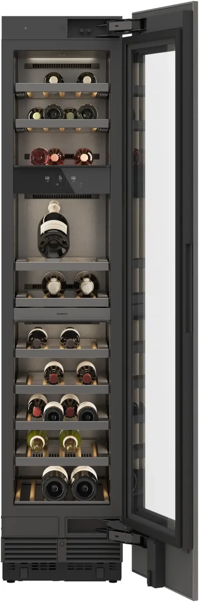 Vario seria Expressive Vitrină climatică pentru vin 213.4 x 45.7 cm Gaggenau