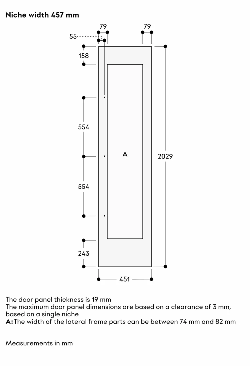 Vario seria Expressive Vitrină climatică pentru vin 213.4 x 45.7 cm Gaggenau - Image 3