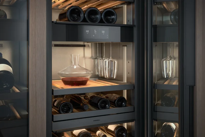 Vario seria Expressive Vitrină climatică pentru vin 213.4 x 61 cm Gaggenau - Image 7