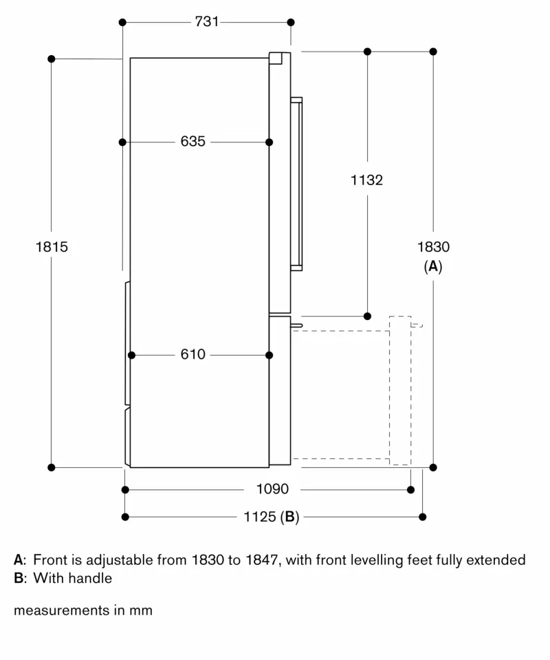 Combină frigorifică Multi Door seria 200 183 x 90,5 cm Gaggenau - Image 11