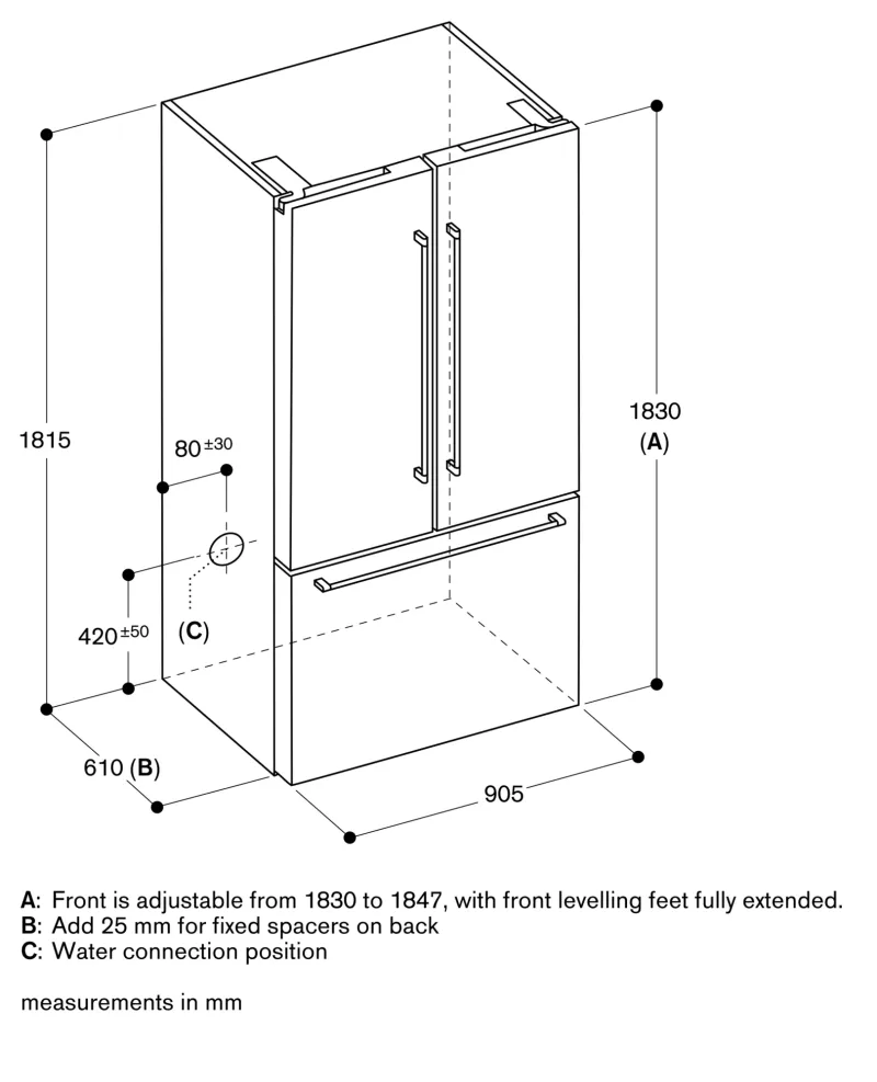 Combină frigorifică Multi Door seria 200 183 x 90,5 cm Gaggenau - Image 10