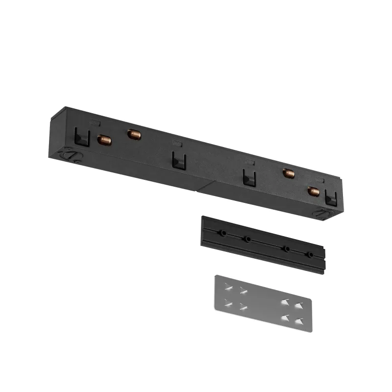 Conector liniar XTEN încastrat/aparent, negru