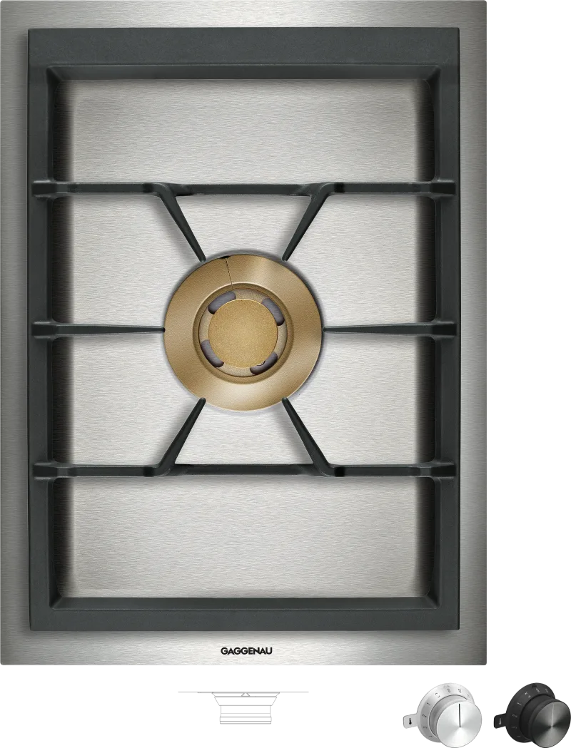 Plită Vario cu gaz seria 400 38 cm Gaz natural 20 mbar Gaggenau - Image 1