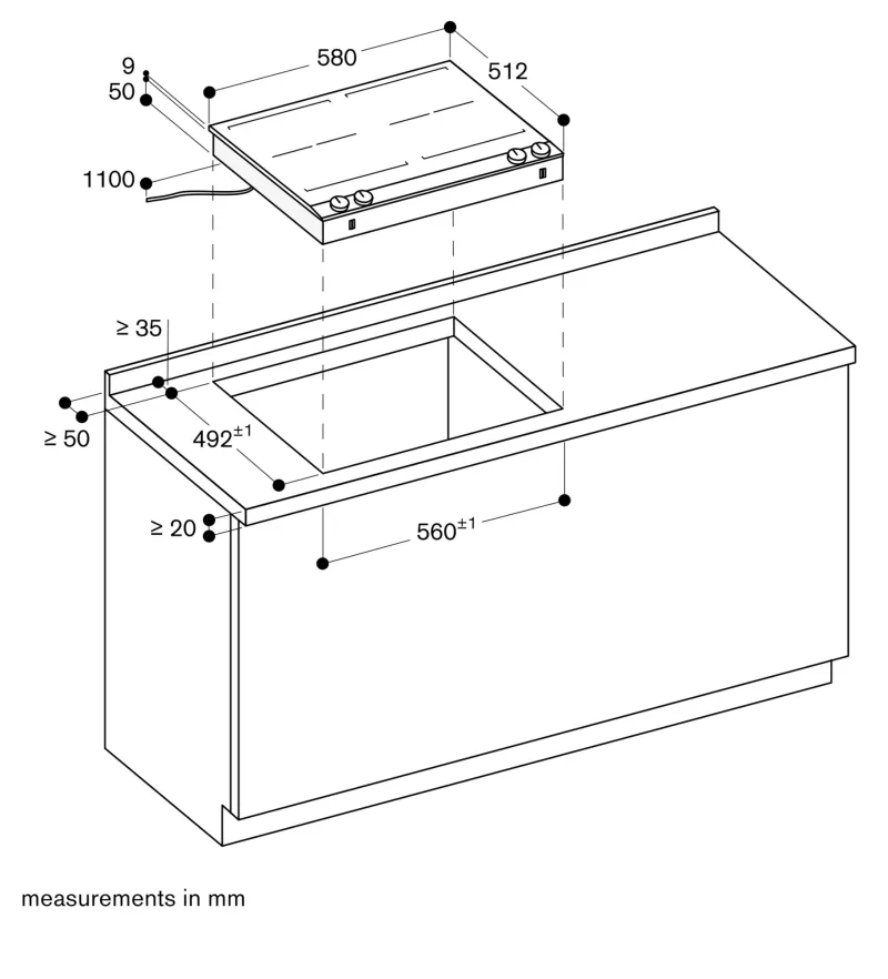 Plită cu inducție Vario Flex seria 200, 60 cm Gaggenau - Image 6