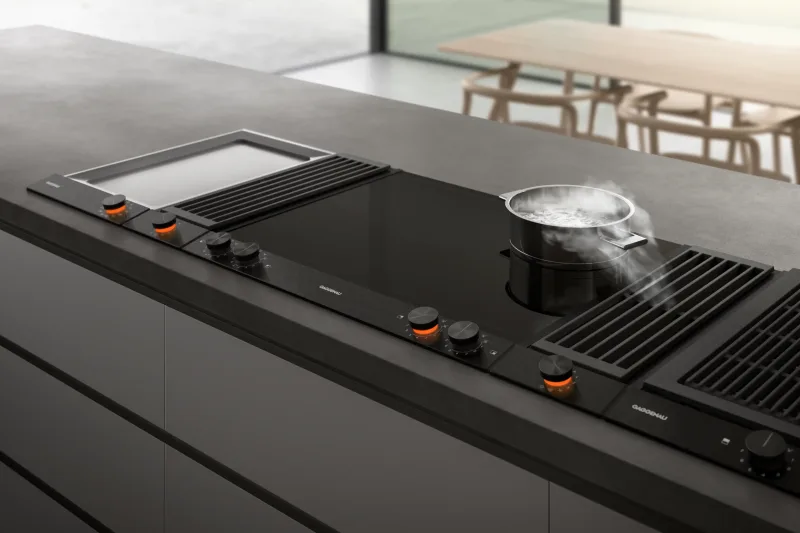 Sistem de ventilație downdraft Vario seria 200, 15 cm, Negru Gaggenau - Image 5