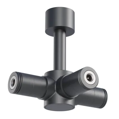 Conector compact XJOINT aparent, negru sablat — XJ05CCW SBK