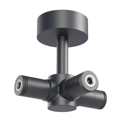 Element de alimentare compact XJOINT aparent, negru sablat — XJ05PCW SBK