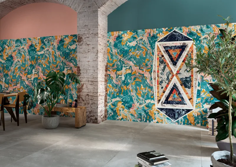 Ceramică Florim Araldica Base Azzurro - Image 3